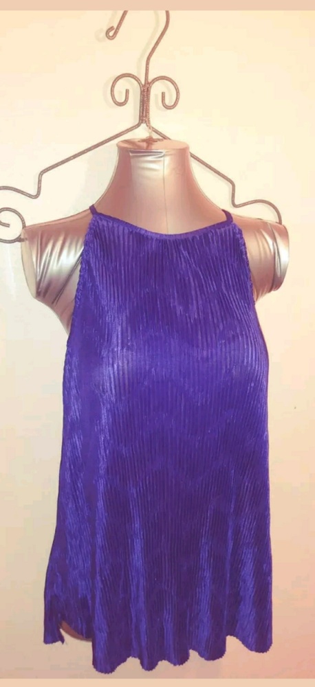 Worthington Purple Pleated Tunic